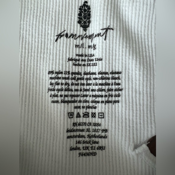 NWOT FP Happiness Runs Strappy Back Halter Top - Picture 3 of 6